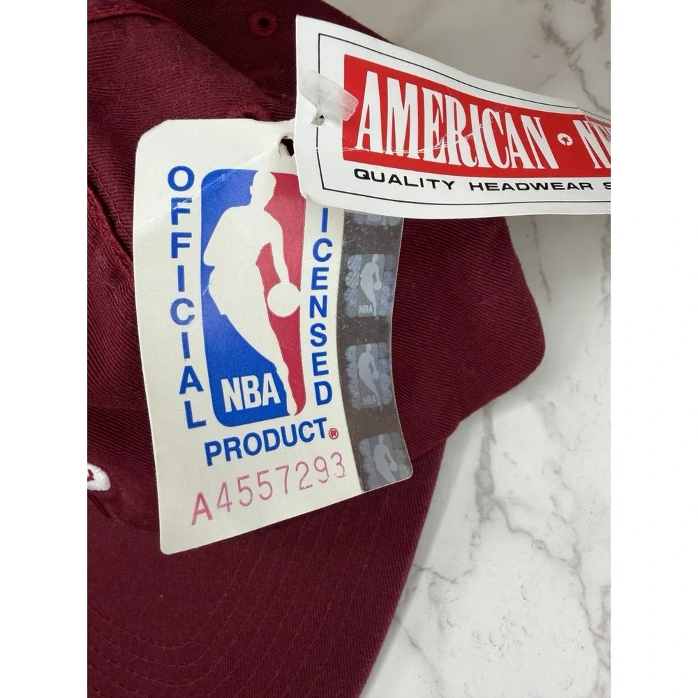Vintage Chicago Bulls NBA Hat American Needle Red Strapback Licensed Cap NWT